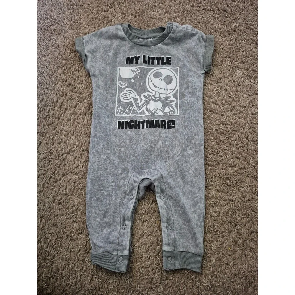 Disney the nightmare before Christmas romper size 6-9 months